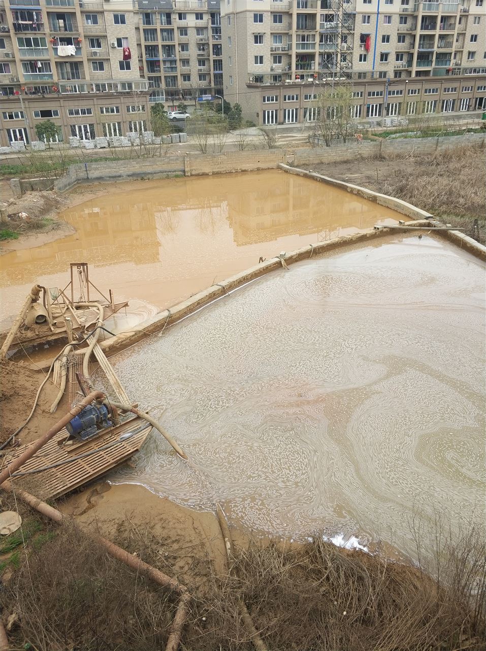 沛县沉淀池淤泥清理-厂区废水池淤泥清淤